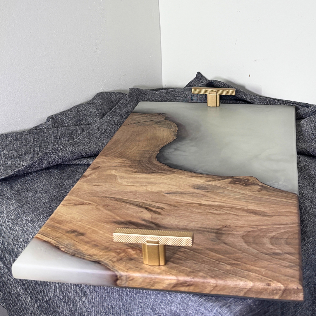 Alba – plateau bois résine époxy – vue 2