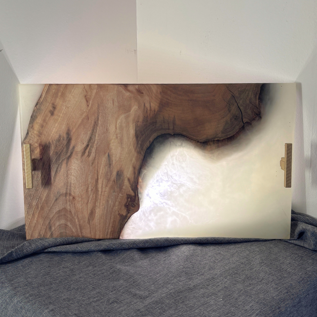 Alba – plateau bois résine époxy – vue 6