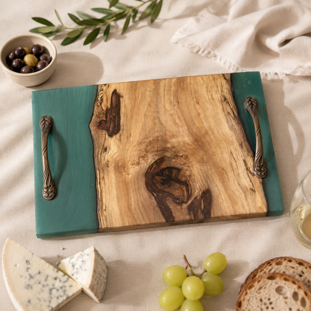 Silva – plateau bois résine époxy